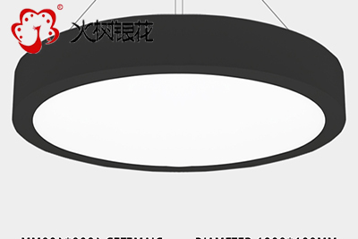 火樹(shù)銀花照明大型裝飾圓形平板燈吸頂明裝直發(fā)光led圓形面板燈 Φ600-1200